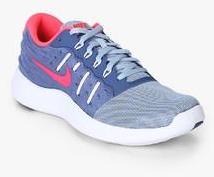 Nike Lunarstelos Navy Blue Running Shoes women