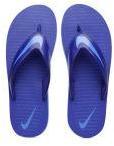 Nike Men Blue Solid Thong Flip Flops