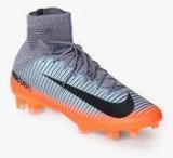 Nike Mercurial Veloce Iii Df Cr7 Fg Silver Football Shoes Men