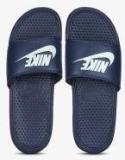 Nike Navy Benassi JDI Printed Flip Flops men