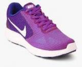 Nike Revolution 3 Purple Running Shoes Women