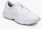 Nike Revolution 4 White Running Shoes Boys