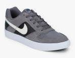 Nike Sb Delta Force Vulc Grey Skateboarding Shoes Women