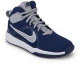 Nike Team Hustle D 6 Blue Basketball Shoes Boys