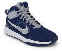 Nike Team Hustle D 6 Blue Basketball Shoes boys