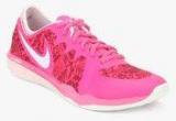 Nike W Dual Fusion Tr 3 Print Pink Training Shoes Women