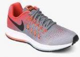 Nike Zoom Pegasus 33 Grey Running Shoes Boys