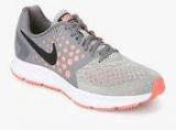 Nike Zoom Span Grey Running Shoes Women