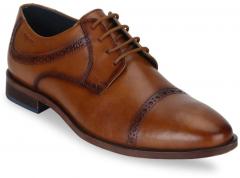 Park Avenue Tan Leather Regular Derbys men