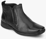 Pavers England Black Boots Men