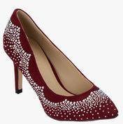 Pellini Maroon Stilettos Women