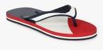 Pepsi Off White Solid Thong Flip Flops Men