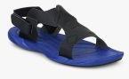 Pepsi Two Way Microfiber Black Sandals Men