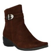 Pinq Chiq Collection Ankle Length Brown Boots Women