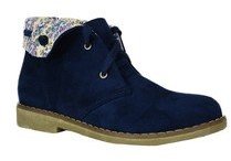 Pinq Chiq Collection Ankle Length Navy Blue Boots women