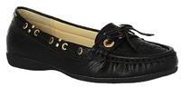 Pinq Chiq Collection Black Moccasins women