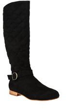 Pinq Chiq Collection Knee Length Black Boots women