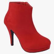 Portia Red Boots Women