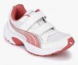 Puma Axis Velcro White Running Shoes Women