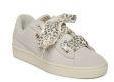 Puma Beige Suede Heart Athluxe Sneakers Girls