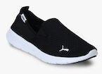 Puma Black Flex Essential Slip On Running Shoes Men