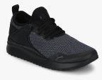 Puma Black/ Grey Regular Running Shoes Girls