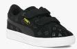 Puma Black JL Suede AOP V Pre School Suede Sneakers Boys