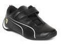 Puma Black Leather Regular Sneakers Boys