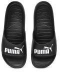 Puma Black Printed Sliders Men