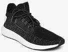 Puma Black Uprise Knit Mid Top Sneakers Men