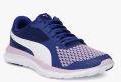 Puma Blue & Pink Flex T1 Reveal Sneakers Women