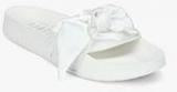 Puma Bow Slide Cream Slippers Women