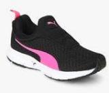 Puma Burst Slipon Black Running Shoes Women