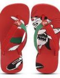 Puma Cool Cat Red Flip Flops Boys