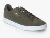 Puma Court Star Suede Olive Sneakers Men