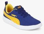 Puma Courtflex Pre School Blue Sneaker Boys