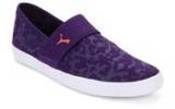 Puma Elsu Lazy Slipon Animal Purple Moccasins Women