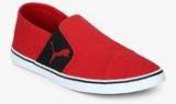 Puma Elsu V2 Slip On Red Sneakers Boys