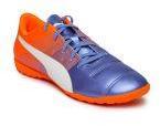 Puma Evopower 4.3 Tt Purple & Orange Football Shoes Girls