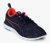 Puma Flex Camo Mesh Idp Peacoat Gray Violet R Navy Blue Running Shoes Men