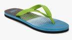 Puma Green Solid Thong Flip Flops Men