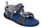 Puma Grey & Blue Spectra Patterned Nubuck Leather Sports Sandals Men