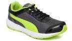 Puma Grey & Fluorescent Green Ceres Idp Running Shoes Men