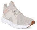 Puma Grey & Peach Enzo Weave Running Shoes Women