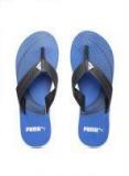 Puma Grey Solid Oleum Idp Thong Flip Flops Men