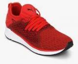 Puma Ignite 4 Netfit Red Running Shoes Men