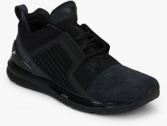 Puma Ignite Limitless Brushed Suede Black Sneakers women