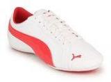 Puma Janine Dance Jr White Sneakers Girls