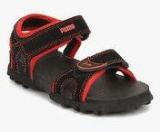 Puma Jeep Jr Black Floaters Girls