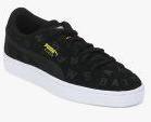 Puma JL Suede AOP Junior Black Sneaker Boys